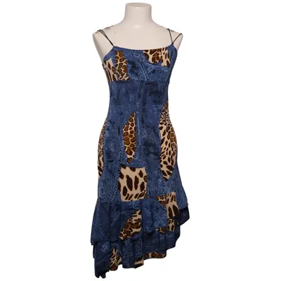 Klänning (Blå, Brun, Flerfärgad) från Lovie Elastan, Polyester