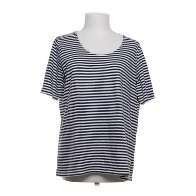 T-shirt (Blue, White) from Canda C&A Cotton