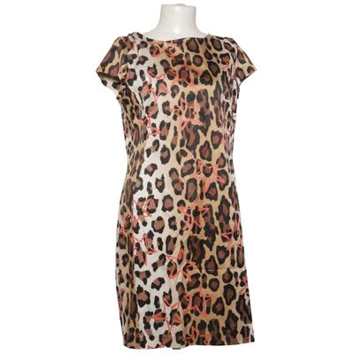 Robe (Marron, Noir, Multicolore) de Mania Coton, Élasthane, Polyester