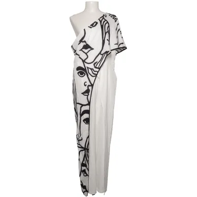Byxdress (Vit, Svart) från Vonda Elastan, Polyester