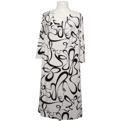 Dress (Black, White) from Isabel de Pedro Elastane, Viscose