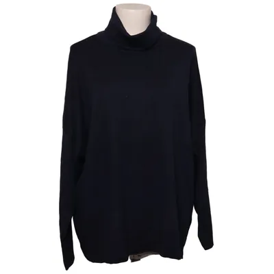 Pul à col roulé (Bleu) de Moda Angora, Viscose, Laine