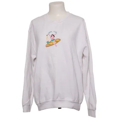 Collegetröja (Vit, Flerfärgad) från Lazy Oaf Bomull, Polyester