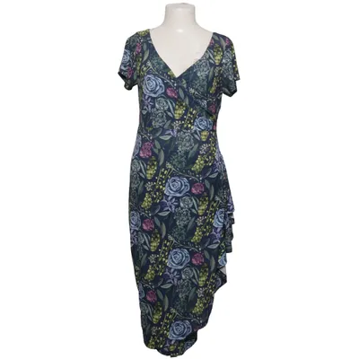 Jurk (Blauw, Meerkleurig) van Lady Vintage Elastaan, Polyester