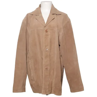 Læderjakke (Beige) fra Commander