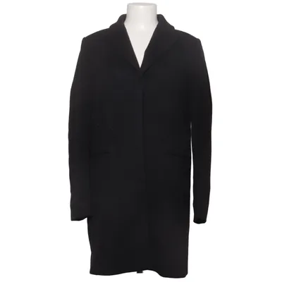 Frakke (Sort) fra Intrend Acetat, Kashmir, Viscose, Uld