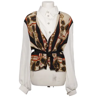 Bluse (Hvid, Sort, Flerfarvet) fra Charles Vögele Polyester
