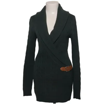 Jurk (Groen) van Ralph Lauren Kasjmier, Leer