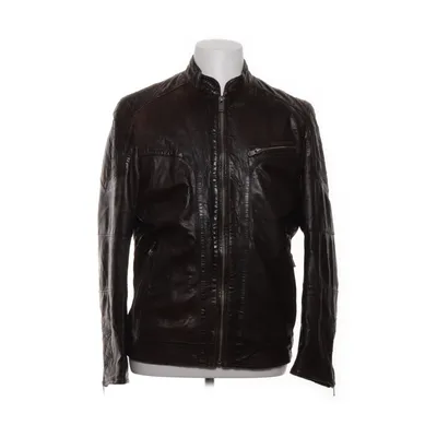 Leren jack (Bruin) van Jofama Leer, Polyester