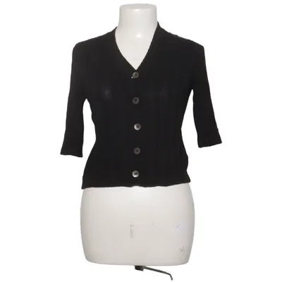Cardigan (Gris, Noir) de Maria di Ripabianca Coton, Soie, Viscose