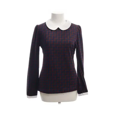 Blus (Blå, Röd, Vit) från Allegra K Elastan, Polyester