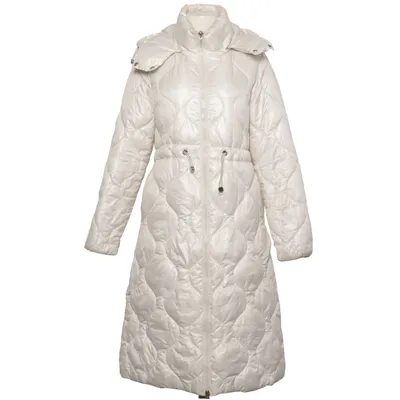 Winter coat (White) from Queen Drama Polyester