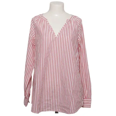 Bluse (Pink, Hvid) fra Tommy Hilfiger Bomuld
