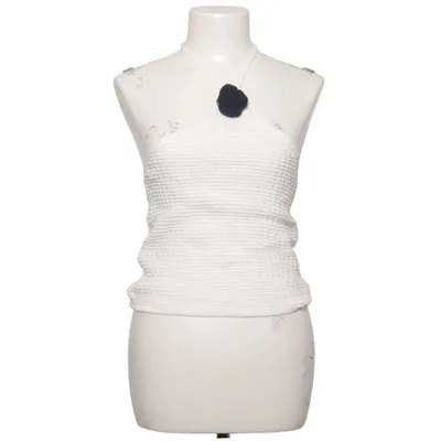 Halterneck top (Hvid) fra Reserved Bomuld