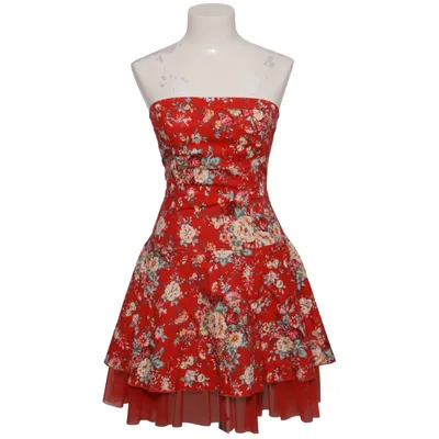 Robe (Rouge, Multicolore) de Melrose Coton, Élasthane, Polyester