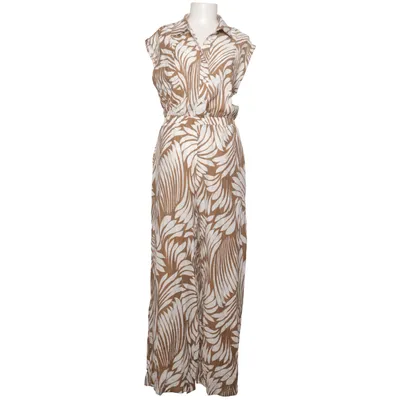 Jumpsuit (Brown, White) from Menglu Polyamide, Viscose