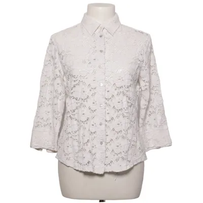 Blouse (White) from Nadine H Cotton, Elastane, Polyamide