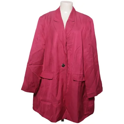 Blazer (Pink) from Samoon Linen, Polyester, Viscose