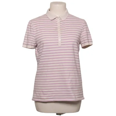 Poloshirt (Lila, Wit) van Donnell Katoen, Elastaan