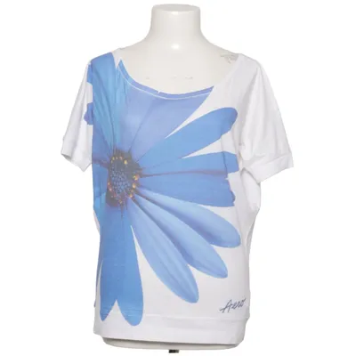 T-shirt (Vit, Blå) från Aéropostale Bomull, Polyester