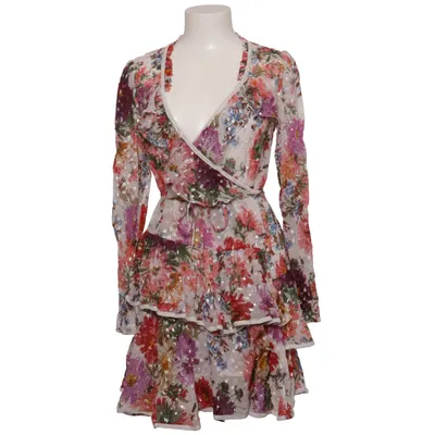 Slå-om-kjole (MIDSUMMER SHIMMER WRAP DRESS) fra Needle & Thread Metallfiber, Viscose