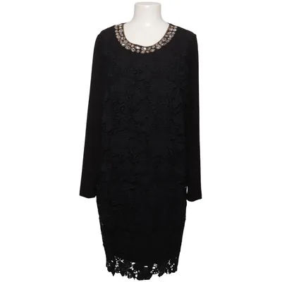Dress (Black) from Alfredo Pauly Cotton, Elastane, Polyester