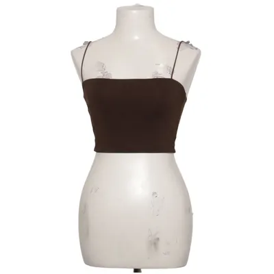 Crop top (Marron) de Loavies Élasthane, Polyester
