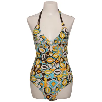 Badpak (Geel, Blauw, Bruin) van Teisumi Elastaan, Polyamide, Polyester