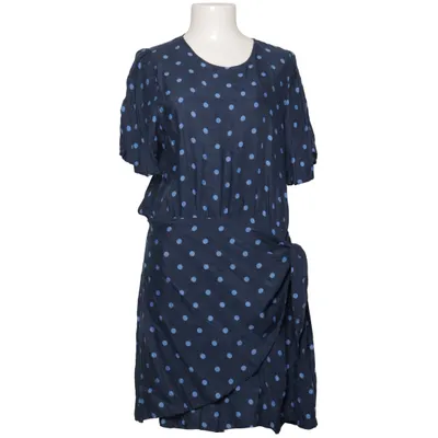 Wrap dress (Blue) from Rixo Cupro, Viscose