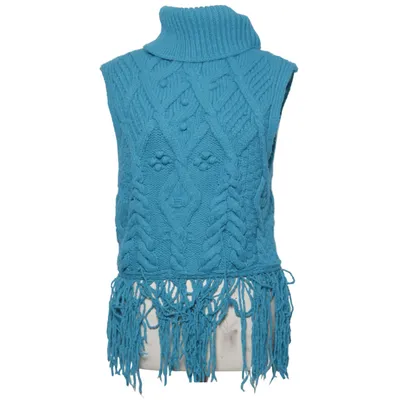 Spencer (Blauw) van Zara Acryl, Polyamide, Polyester