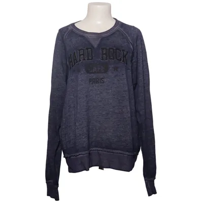 Sweatshirt (Blue) from Hard Rock Cotton, Polyester