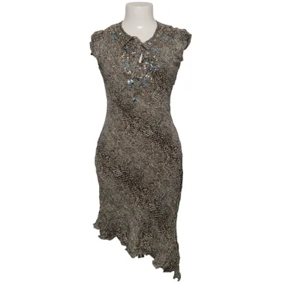 Robe (Marron, Noir, Beige) de Heine Coton, Viscose