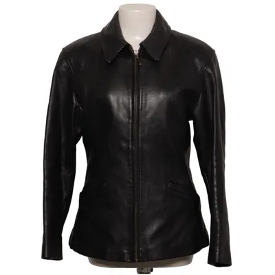 Läderjacka (Svart) från Wilsons Skinn, Nylon, Polyester
