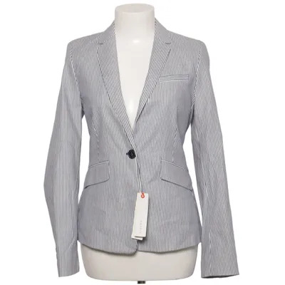 Blazer (Blå, Hvid) fra ESPRIT Bomuld, Elastan, Polyester