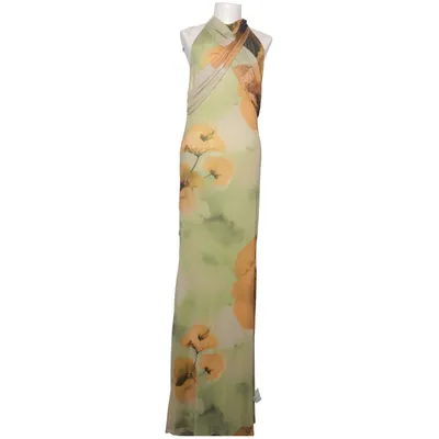 Maxi dress (Green, Yellow, Orange) from ASOS Design Elastane, Polyester