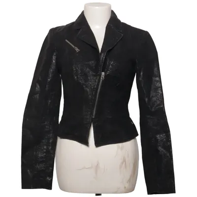 Veste de motard (Noir) de ONLY Weekend Wardrobe Coton, Cuir, Polyester