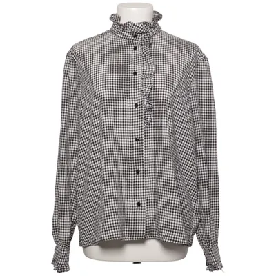 Bluse (Sort, Hvid) fra Kiabi Polyester, Viscose