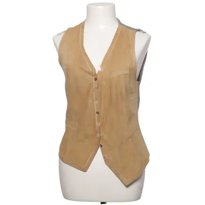 Vest (Beige, Gray) from Rivamonti Elastane, Silk, Wool