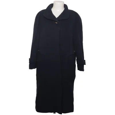 Frakke (Blå) fra Delmod Kashmir, Merinould, Nylon, Viscose