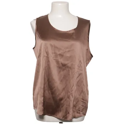 Top (Brown) from Bruno Manetti Elastane, Silk