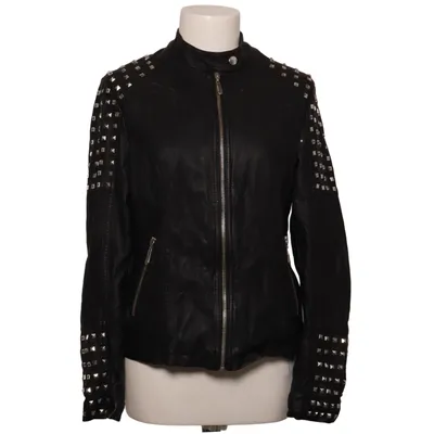 Jacke (Schwarz) von Sarah Kern Polyester, Polyurethan, Viskose