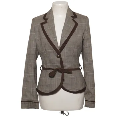 Blazer (Bruin, Grijs) van Setre Elastaan, Polyester, Viscose