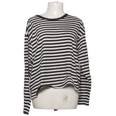 Lange mouwen shirt (Zwart, Wit) van Monki Katoen, Modal