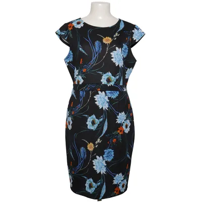 Jurk (Zwart, Meerkleurig) van Suzy Shier Elastaan, Polyester