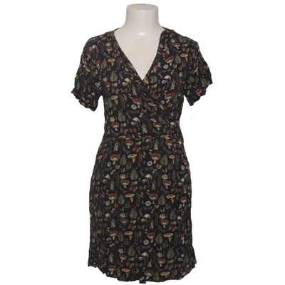 Wrap dress (Black, Multicolored) from Disturbia Viscose