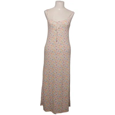 Maxikjole (Hvid, Flerfarvet) fra Zara Polyamid, Viscose