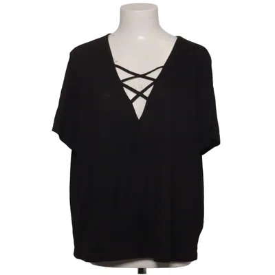 Top (Black) from Shein Curve Polyester, Viscose