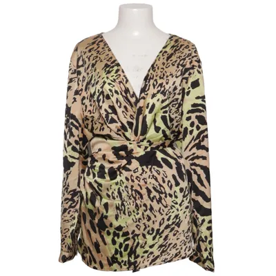 Wrap blouse (Black, Beige, Multicolored) from Missguided Plus Polyester