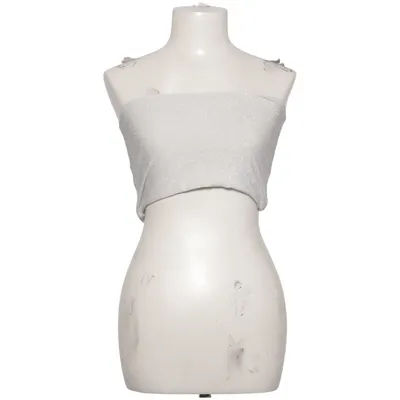 Tube top (Zilver) van Terranova Elastaan, Metallvezel, Polyester