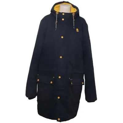 Parka (Blue, Yellow) from Schmuddelwedda Cotton, Elastane, Polyester, Polyurethane